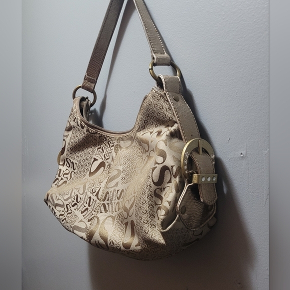 Spring Gold Toned Small Handbag Purse - Picture 1 of 6